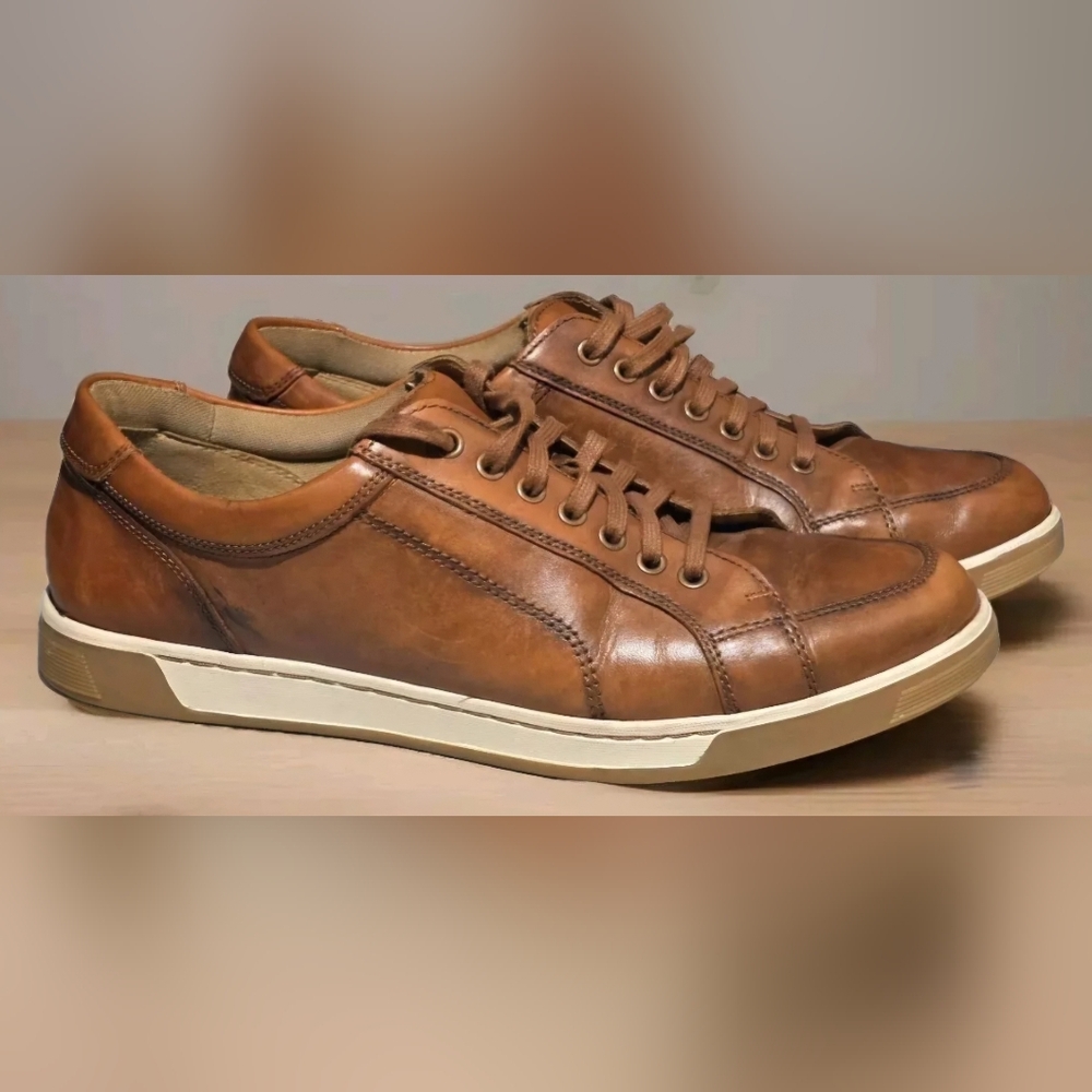COLE HAAN M's Berkley Tan Leather Oxfords Sneaker Shoes Men's Size 10.5M